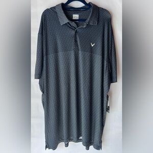 CALLAWAY GOLF Colorblock Novelty Short Sleeve Polo size‎ XXL